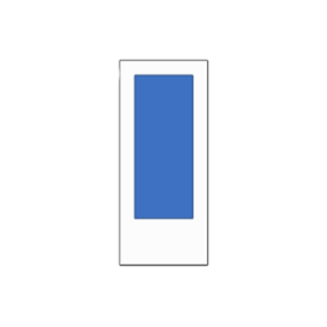 3/4 Glass Door insert