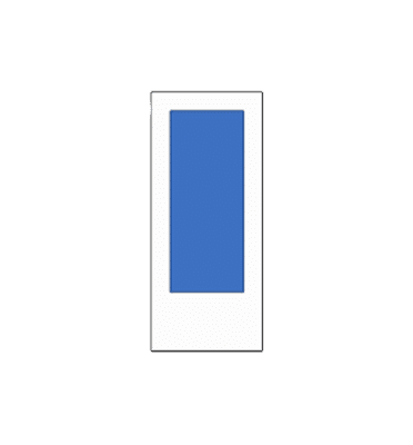 3/4 Glass Door insert